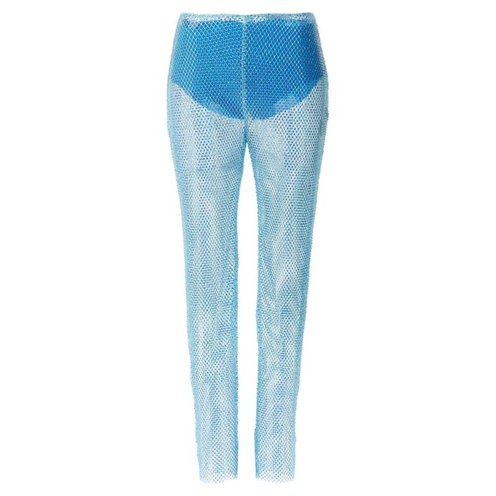 Giuseppe Di Morabito Blue Polyamide Casual Women's Pants